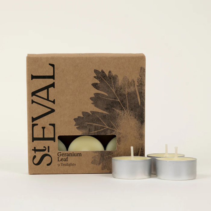 St Eval Tealights - Geranium Leaf