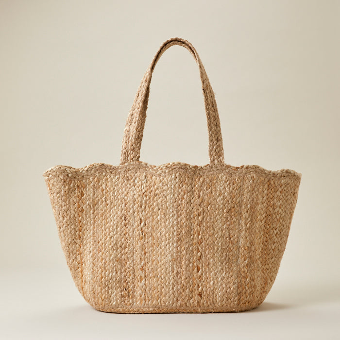 Large Scallop Tote Bag