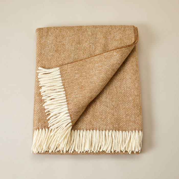 Modern Farmhouse Throw - Brown