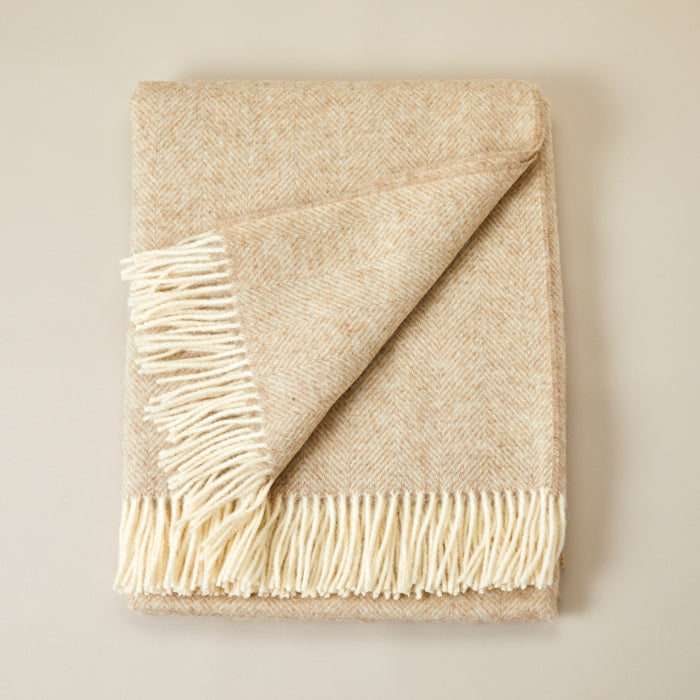 Modern Farmhouse Throw - Beige
