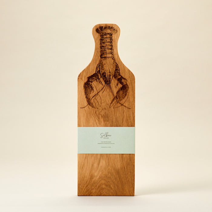 Oak serving board M - Lobster
