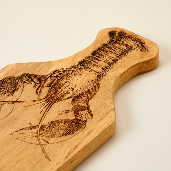 Oak serving board M - Lobster