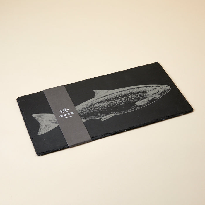Slate table runner - Fish