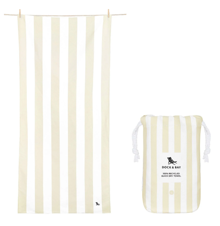 Dock & Bay towel - beige