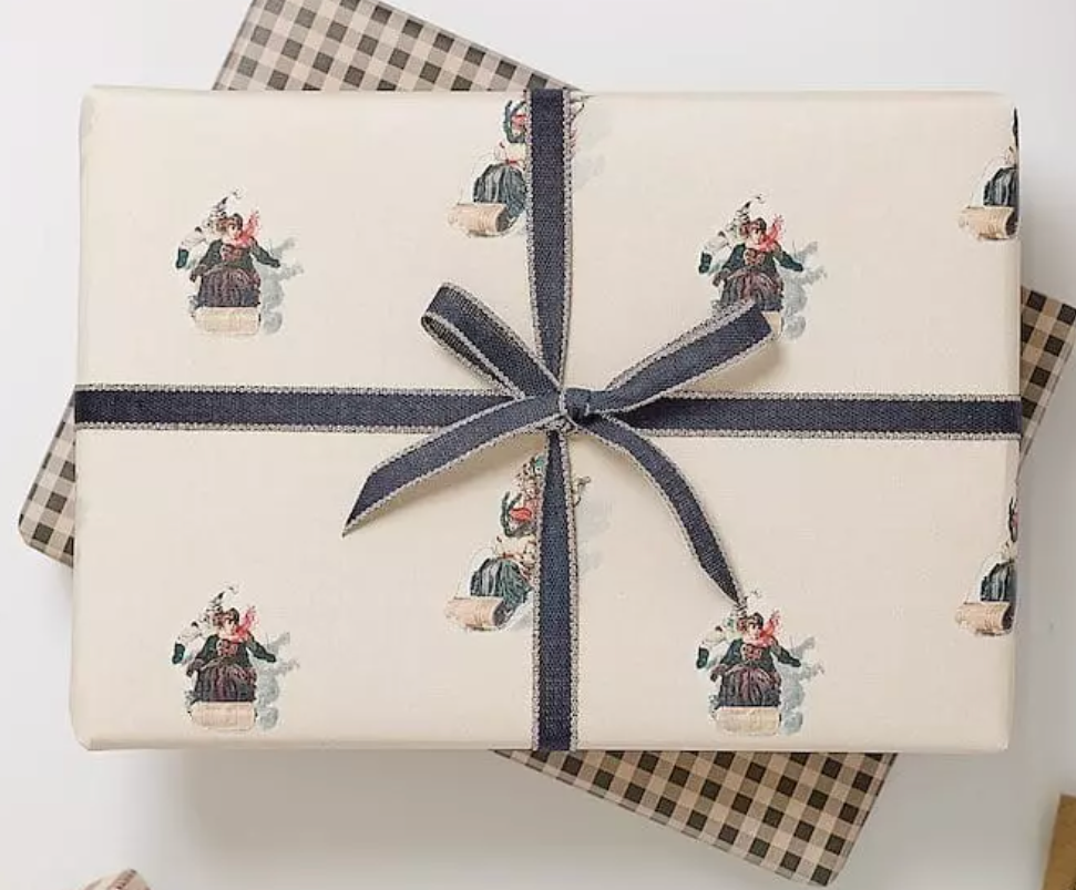 Tobogganing Wrapping Paper