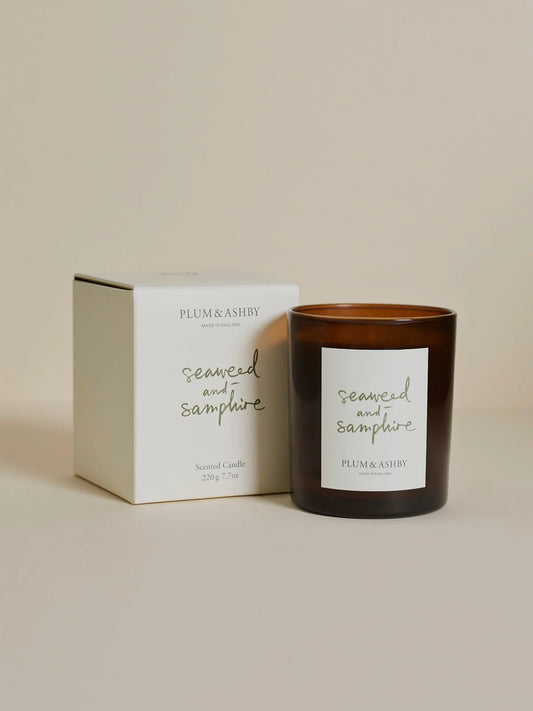 Seaweed and Samphire Candle by Plumb & Ashby (220g)