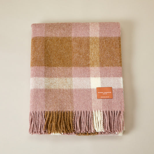 Modern Farmhouse Throw - Small Check