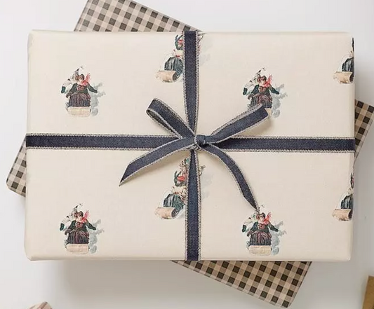 Tobogganing Wrapping Paper