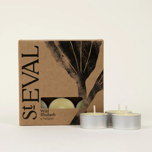 St Eval Tealights - Wild Rhubarb